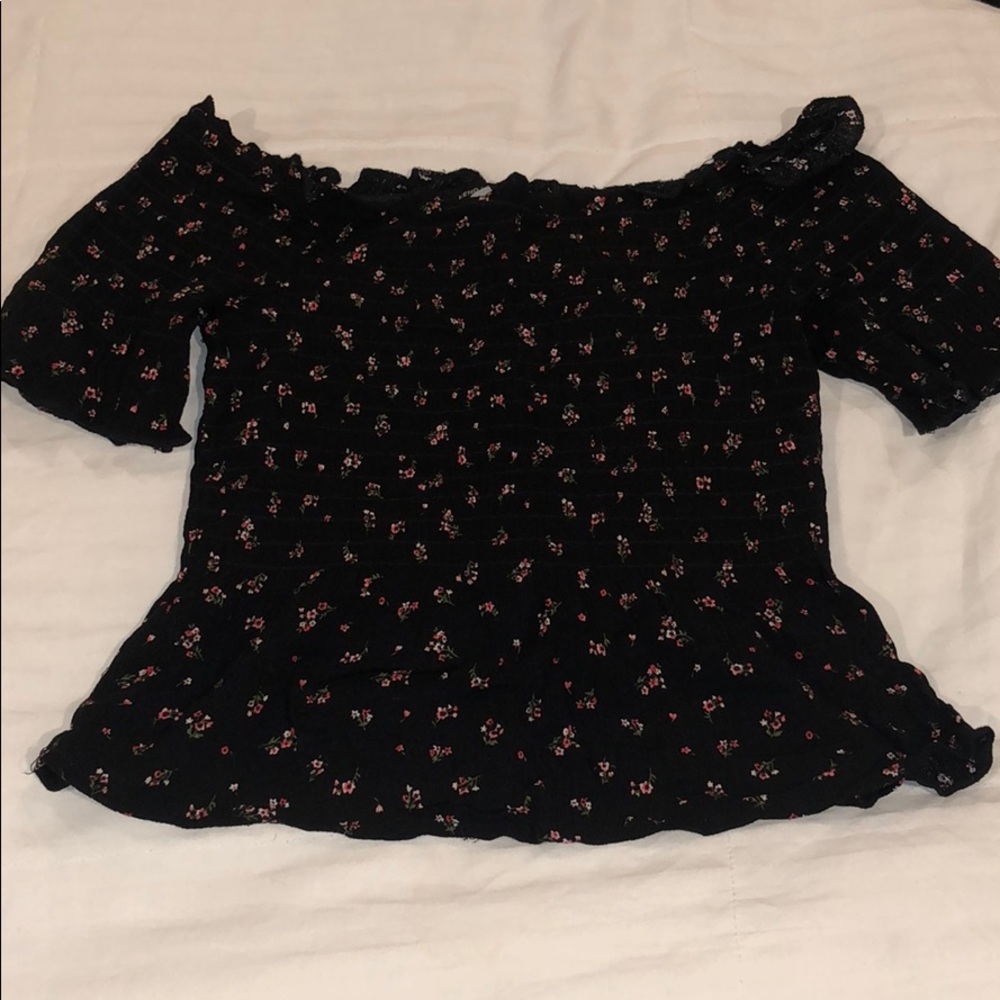 Kendall and Kylie floral shirt